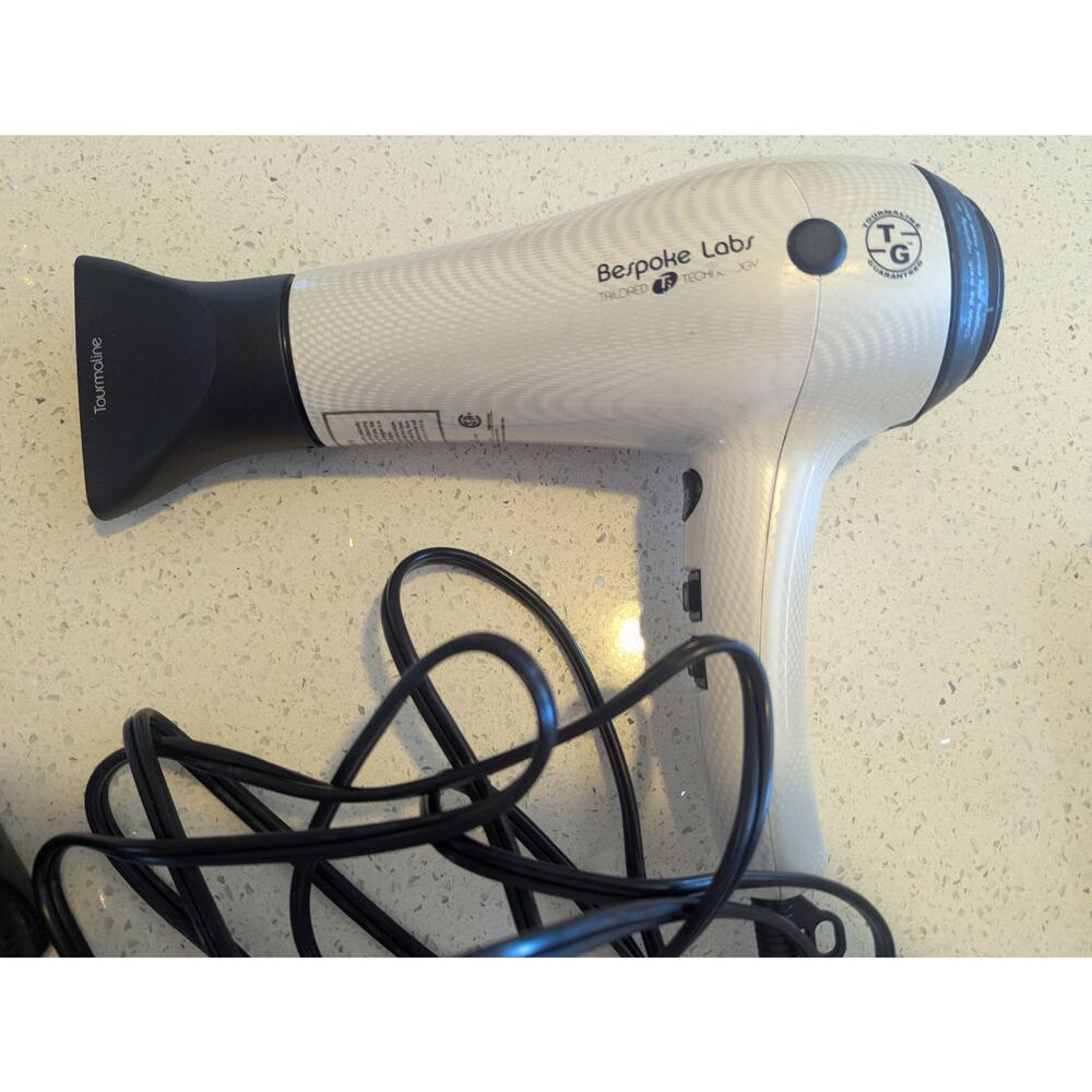 T3 Bespoke Labs Evolution Professional Hair Dryer 2000W Tourmaline Ionic White